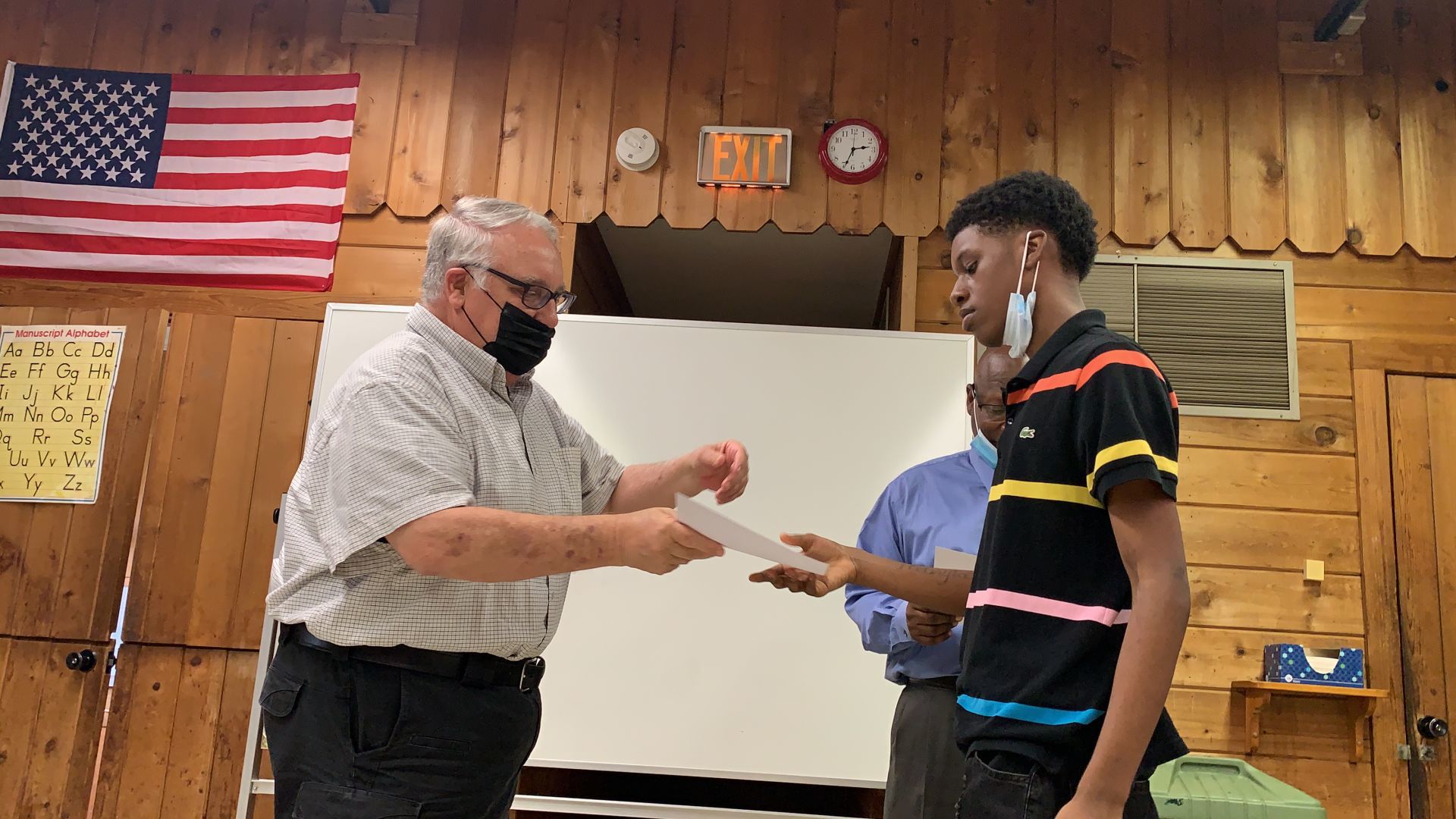 Aidarrius Woods and Howard Buffett